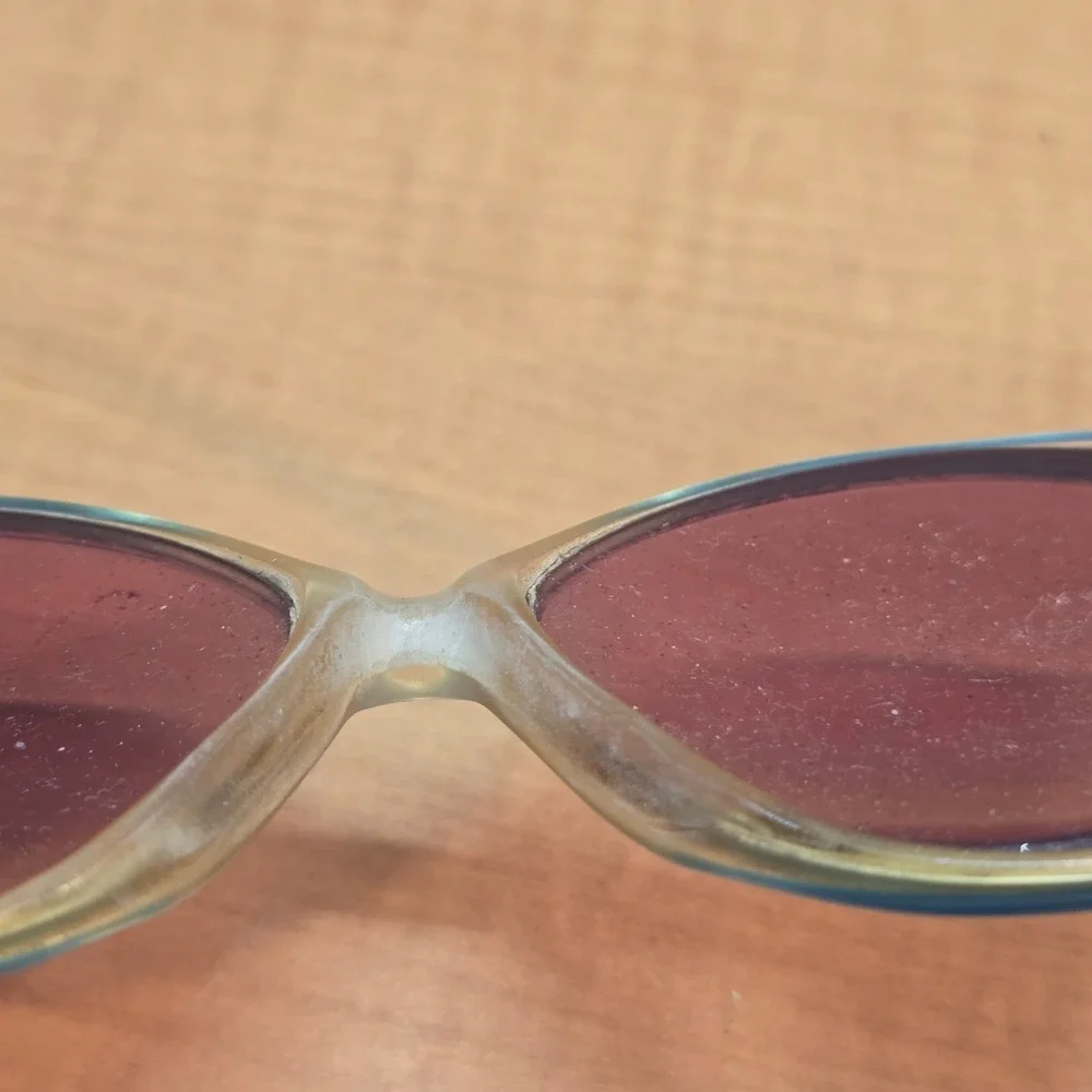 Vintage 1990s Glasses Ombre Frames Atlantic Noran Brand‎ Originally Sunglasses